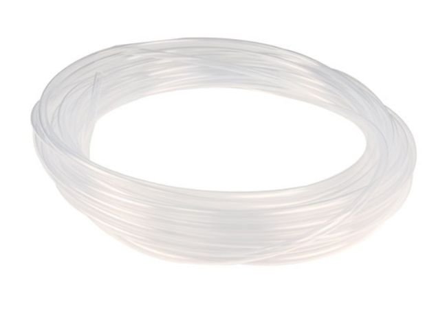 Transparent FEP tubing displayed on the HANSA website